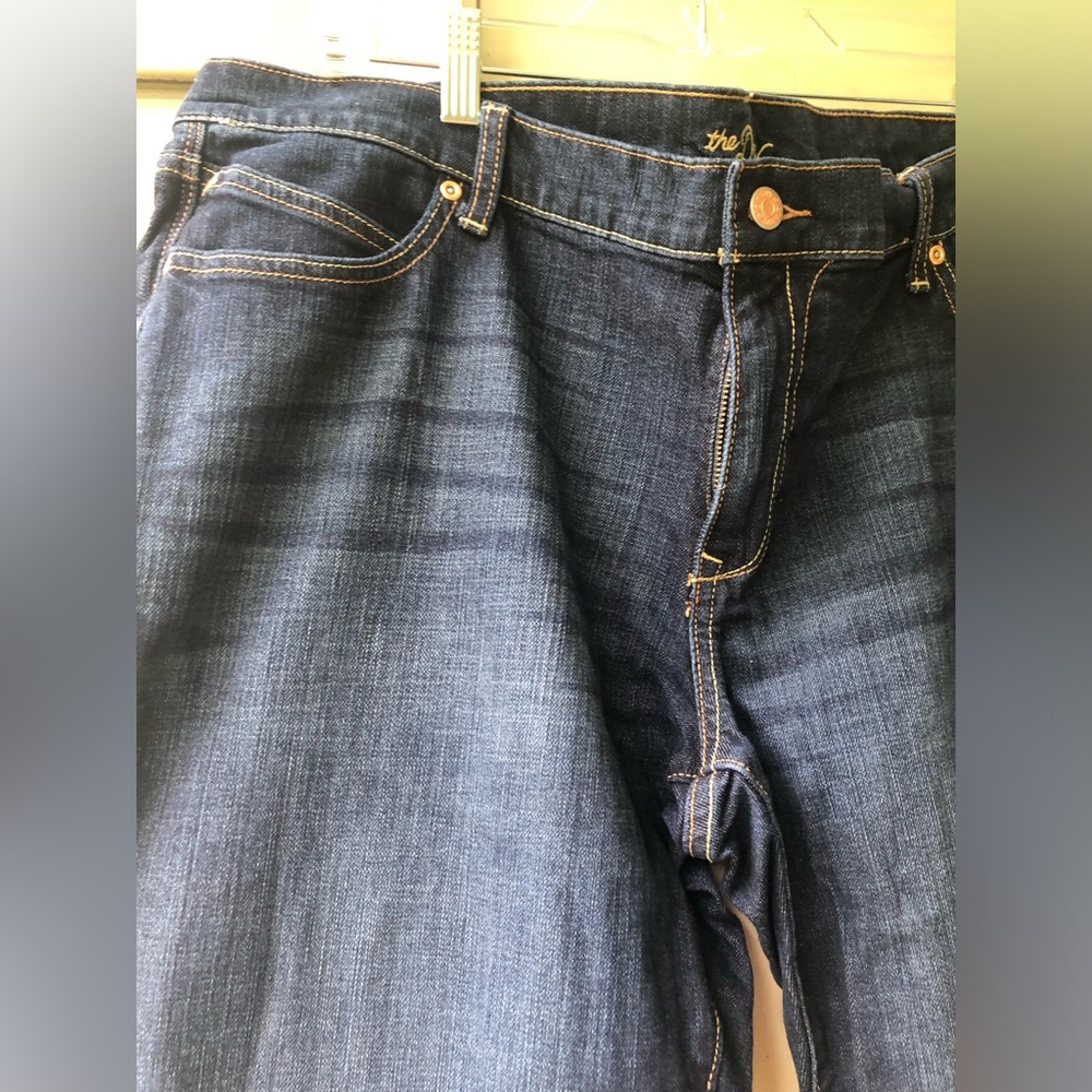 Old Navy Dark-Wash Long Jeans